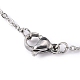 304 Stainless Steel Cable Chain Necklaces US-STAS-O053-07P-2