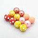 Round  Chunky Bubblegum Acrylic Beads US-OACR-X0003-1