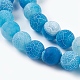 Natural Crackle Agate Beads Strands US-G-G055-8mm-2-3