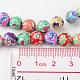8mm Mixed Handmade Polymer Clay Round/Ball Beads US-X-FIMO-8D-3
