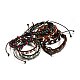 Adjustable Braided Leather Cord Bracelets US-BJEW-M169-17-1
