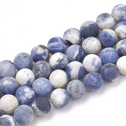 Natural Sodalite Beads Strands US-G-T106-213-1