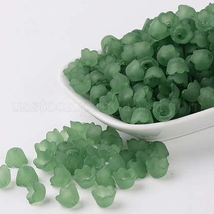 Transparent Acrylic Beads Caps US-X-PL543-9-1