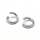 304 Stainless Steel Jump Rings US-X-STAS-E043-6x1mm-2