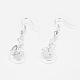 Brass Dangle Earrings US-EJEW-E214-03S-2