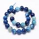 Faceted Natural Agate Beads Strands US-G-F344-38-14mm-2