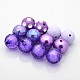 Round Chunky Bubblegum Acrylic Beads US-MACR-X0004-02-1
