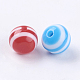 Striped Resin Beads US-RB017Y-2
