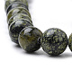 Natural Serpentine/Green Lace Stone Beads Strands US-G-S259-15-8mm-1-3