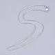 925 Sterling Silver Chain Necklaces US-NJEW-BB30129-18-1