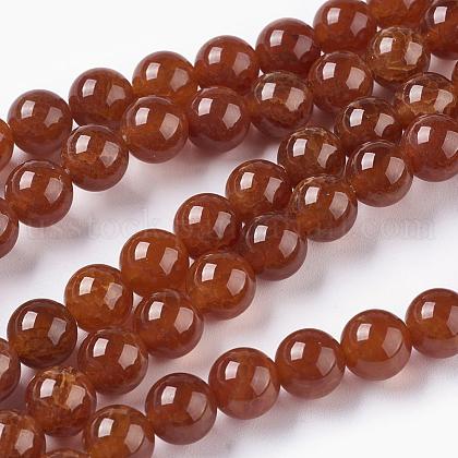 Natural Crackle Agate Beads Strands US-G-D868-8mm-01-1