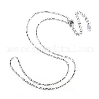 304 Stainless Steel Necklaces US-NJEW-E080-11P-1