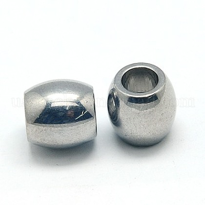 304 Stainless Steel European Beads US-STAS-E034-4-1
