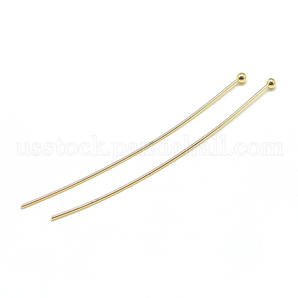 Brass Ball Head Pins US-KK-T032-013G-1