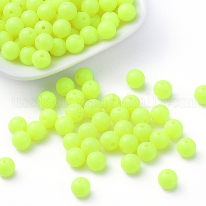 Fluorescent Acrylic Beads US-MACR-R517-8mm-01-1
