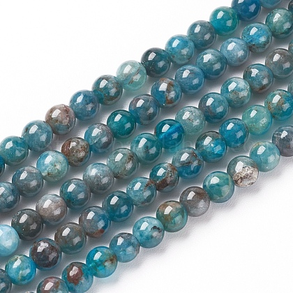 Natural Apatite Beads Strands US-G-L554-01-4mm-1