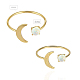 Synthetic Opal Cuff Rings US-RJEW-AA00823-06G-3