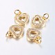 Long-Lasting Plated Brass Micro Pave Cubic Zirconia Charms US-ZIRC-F069-50G-1