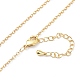 Brass Chain Necklacess US-KK-P205-01G-3