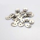 2-Hole Oval 304 Stainless Steel Buttons US-STAS-N026-01-2