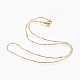 304 Stainless Steel Snake Chain Necklaces US-NJEW-F248-11A-G-1