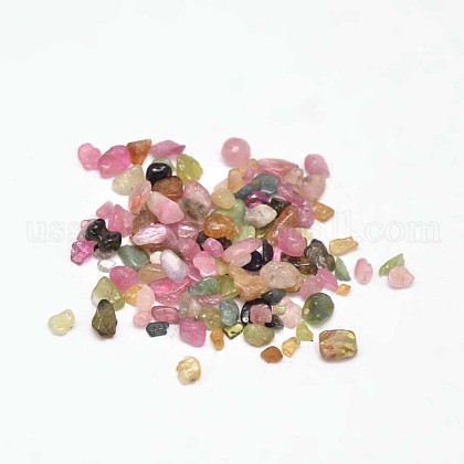 Natural Tourmaline Chip Beads US-G-L453-03-1