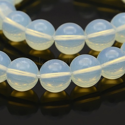 Opalite Round Beads Strands US-GLAA-A025-8mm-04-1