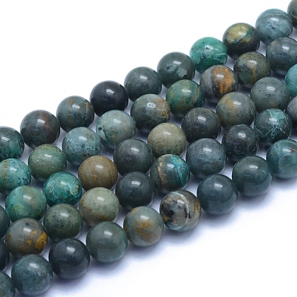 Natural Chrysocolla Beads Strands US-G-L552H-12-1