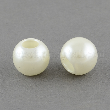 ABS Plastic Imitation Pearl Beads US-MACR-R530-20mm-A41-1