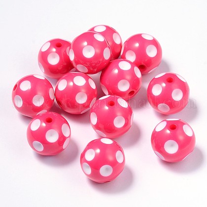 Chunky Bubblegum Acrylic Beads US-SACR-S146-20mm-07-1