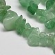 Chip Natural Aventurine Beads Strands US-G-N0134-10A-2