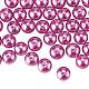 8mm Maroon Glass Pearl Beads Tiny Satin Luster Round Loose beads for Jewelry Making US-HY-PH0001-8mm-058-2