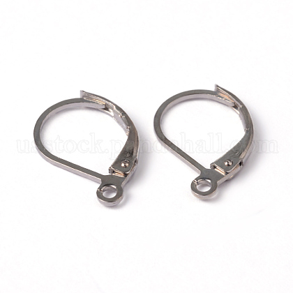 Brass Leverback Earring Findings US-EC223-1