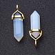 Opalite Double Terminated Pointed Pendants US-G-G902-C02-2