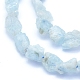 Raw Rough Natural Aquamarine Beads Strands US-G-I279-B04-3