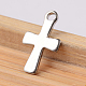 304 Stainless Steel Tiny Cross Charms US-STAS-G170-09P-1
