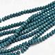 Faceted Rondelle Glass Beads Strands US-GLAA-I033-3mm-05-1