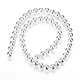 Electroplate Non-magnetic Synthetic Hematite Bead Strands US-G-Q466-2mm-02-2