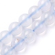Round Natural Blue Lace Agate Bead Strands US-G-F289-27-6mm-3