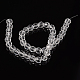 Half-Handmade Transparent Glass Beads Strands US-GF8mmC01-3