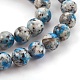 Natural K2 Stone/Raindrop Azurite Beads Strands US-G-F587-04-8mm-3
