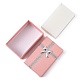 Valentines Day Wife Gifts Packages Cardboard Jewelry Set Boxes with Bowknot and Sponge Inside US-CBOX-R013-4-3
