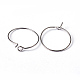 Brass Earrings Hoops US-X-EC067-1NF-2