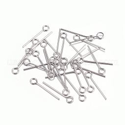 304 Stainless Steel Eye Pins US-STAS-O105-01P-0.6x16mm
