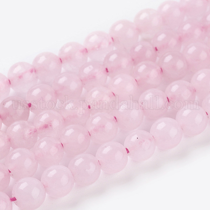 Natural Rose Quartz Beads Strands US-G-C076-4mm-3-1