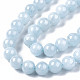 Natural Chalcedony Beads Strands US-G-S333-6mm-004-3