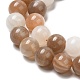 Natural Multi-Moonstone Beads Strands US-G-J157-8mm-06-2