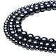 Round Non-magnetic Synthetic Hematite Beads Strands US-G-PH0012-10mm-4