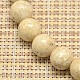 Natural Fossil Round Beads Strands US-G-I108-8mm-3