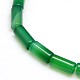 Natural Gemstone Green Onyx Agate Beads Strands US-G-L166-06-2